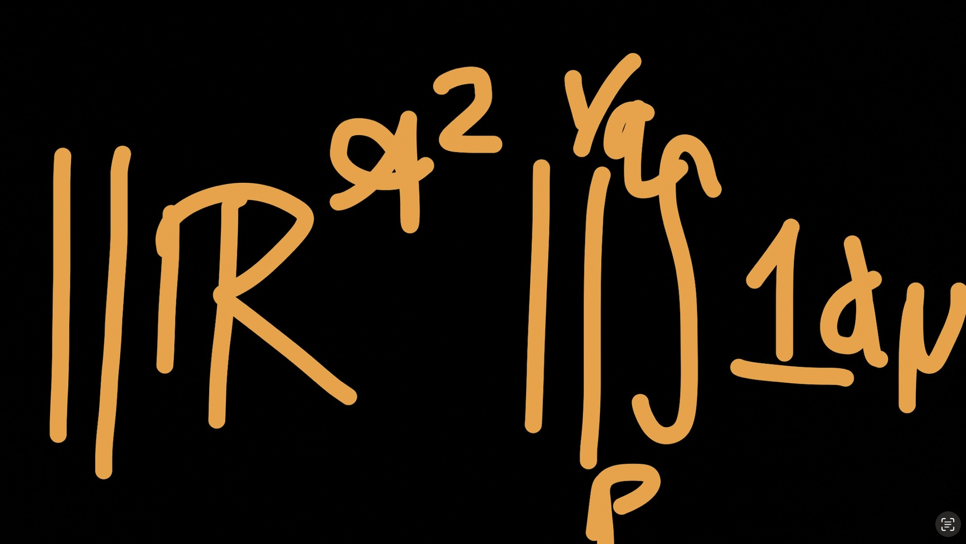 Elliott's math work involving various integrals and spooky signs